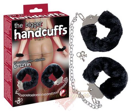 Handcuff - Bigger Furry Handcuffs 6-12cm