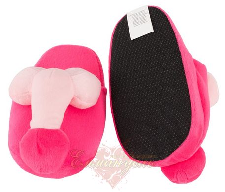 Slippers for women - House Slippers Penis PINK