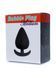 Анальна пробка Bubble plug medium чорна, TPE, 8,5&times;4 см 62530067-00060 фото 4