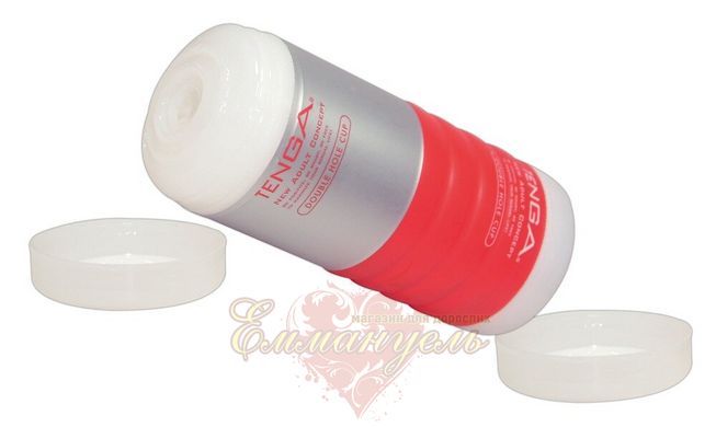 Masturbator - Tenga Double Hole Cup double-sided, with two independent channels