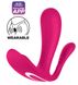 Double smart vibrator in panties - Satisfyer Top Secret+ Pink