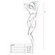 Bodystocking Passion BS059 red, bodysuit, stockings imitation PBS059R - photos (6