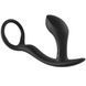 Anal plug with an erection ring - Fun Factory BOOTIE RING slate SX0972 - photos (1