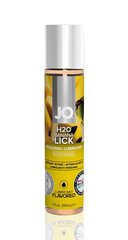 Lubricant - System JO H2O - Banana Lick (30 ml) without sugar, vegetable glycerin