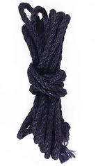 Джутова мотузка BDSM 8 метрів, 6 мм, колір синій