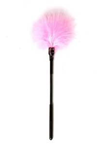 Tickle - DS Fetish Pink Feathers on a long handle 40cm