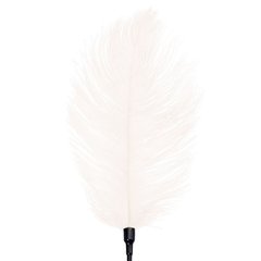 Ostrich Feather Tickler - Art of Sex - Puff Peak, White