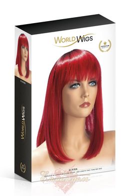 Wig - World Wigs ELVIRA MID-LENGTH TWO-TONE RED