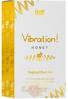 Liquid vibrator - Intt Vibration Honey (15 ml), thick gel, very tasty, lasts up to 30 minutes SX0580 &mdash; photos