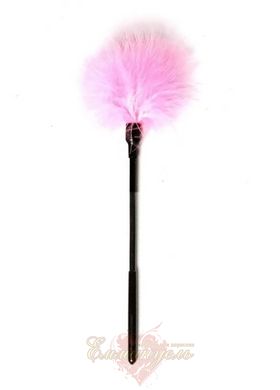 Tickle - DS Fetish Pink Feathers on a long handle 40cm