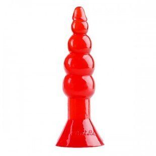 Анальна пробка - Butt Plug PVC, красная 6603BI0583 фото