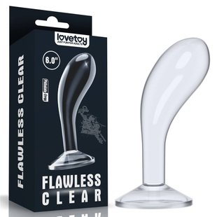 Анальный плаг - Flawless Clear Prostate Plug 6.0''