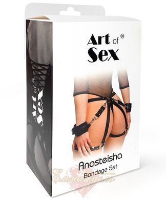 Bondage set Art of Sex &ndash; Bondage set Anasteisha XS-M, black SO6696 &mdash; photos