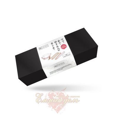 Liebe Seele White & Pink Fairy Goat leather collar with leash SX2826 &mdash; photos