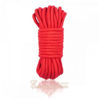 Мотузка бондажна для шібарі червона 10 м