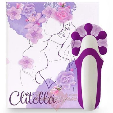 Стимулятор с имитацией оральных ласк FeelzToys - Clitella Oral Clitoral Stimulator Purple SO5066 фото
