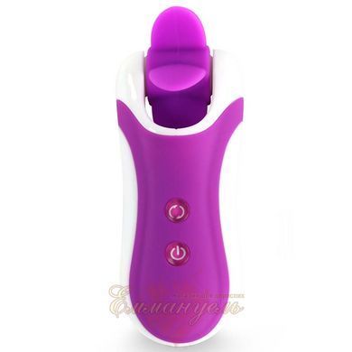 Стимулятор с имитацией оральных ласк FeelzToys - Clitella Oral Clitoral Stimulator Purple SO5066 фото
