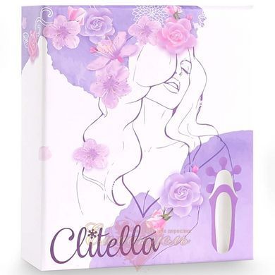 Стимулятор с имитацией оральных ласк FeelzToys - Clitella Oral Clitoral Stimulator Purple SO5066 фото