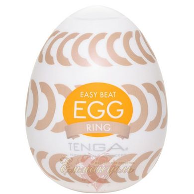 Мастурбатор - Tenga Egg Ring с ассиметричным рельефом