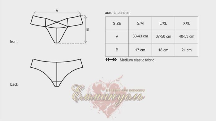 Auroria Charming Panties, XXL