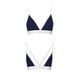 Спортивный топ с двойными бретелями - Passion PS007 TOP S, navy blue SO4269 фото 5