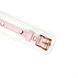 Liebe Seele White & Pink Fairy Goat leather collar with leash SX2826 - photos (4