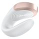 Smart vibrator for couples - Satisfyer Double Love (White)