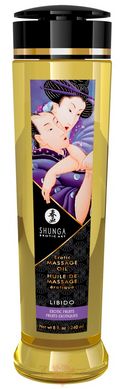 Массажное масло - Shunga Libido Exotic Fruit (240 мл) натуральное увлажняющее