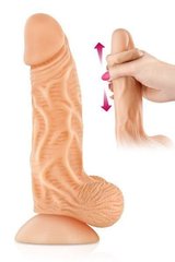 Movable foreskin dildo - Real Body - Real JO
