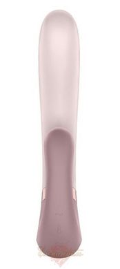 Смарт вібратор-кролик із підігрівом - Satisfyer Heat Wave Mauve