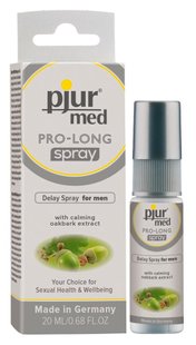 Пролонгатор - Pjur MED Prolong Spray, 20 мл с натуральным экстрактом дубовой коры и пантенолом