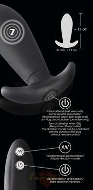 Anal Tube - Y2T Black RC Vibro Plug 61325892410000 &mdash; photos
