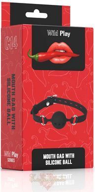 Кляп с силиконовым шариком - Erospace Wild Play C14 TS72-0010 фото