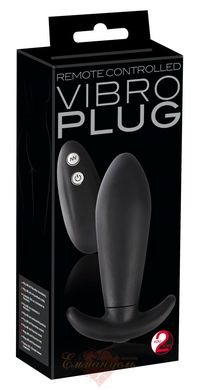 Анальна пробка - Y2T Black RC Vibro Plug