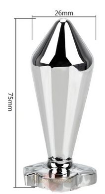 Butt plug with crystal 'Piki' SKN-MS30