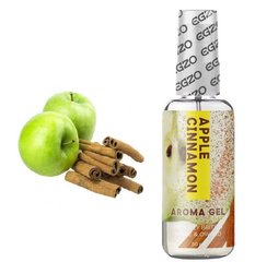 Съедобный гель-лубрикант - EGZO AROMA GEL - Apple Cinnamon, 50 мл, Яблоко с корицей