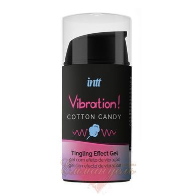 Жидкий вибратор - Intt Vibration Cotton Candy (15 мл) SO9812 фото