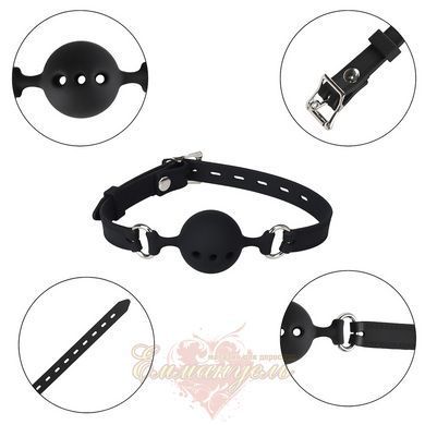 Кляп с силиконовым шариком - Erospace Wild Play C14 TS72-0010 фото