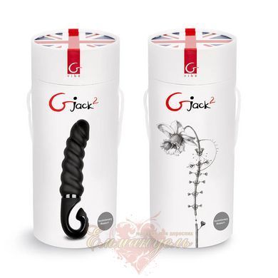 Вибратор рельефный - GVIBE Bioskin&trade; Gjack2 черный FT10721 фото