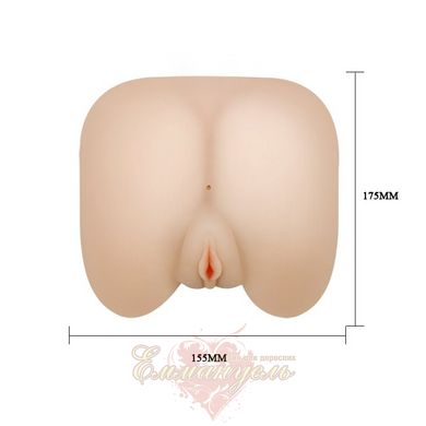 Masturbator - Beautiful Ass, TPR Material, Vibration,Tighten and Shrink