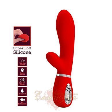 Вибратор - Pretty Love Thomas Red, 7 функций, USB BI-014621-2 фото