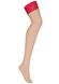 Чулки - Obsessive Jolierose stockings red, L/XL