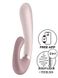 Smart heated rabbit vibrator - Satisfyer Heat Wave Mauve