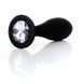 Jewellery Silicone Black Plug M Clear 62530064-00153 - photos (1