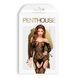 Bodystocking with floral-geometric pattern Penthouse - Top-Notch Black S/L SO4384 - photos (4