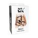 Кожаные гартеры Art of Sex - Melani Leather garters, Черные XS-M  SO8300 фото 4