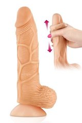Movable foreskin dildo - Real Body - Real Brad