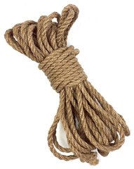 Jute rope BDSM 8 meters, 6 mm, natural color