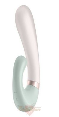 Смарт вібратор-кролик із підігрівом - Satisfyer Heat Wave Mint