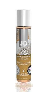 Лубрикант - System JO H2O — Vanilla Cream (30 мл) без сахара, растительный глицерин